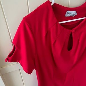 Unique Vintage Red Shirt